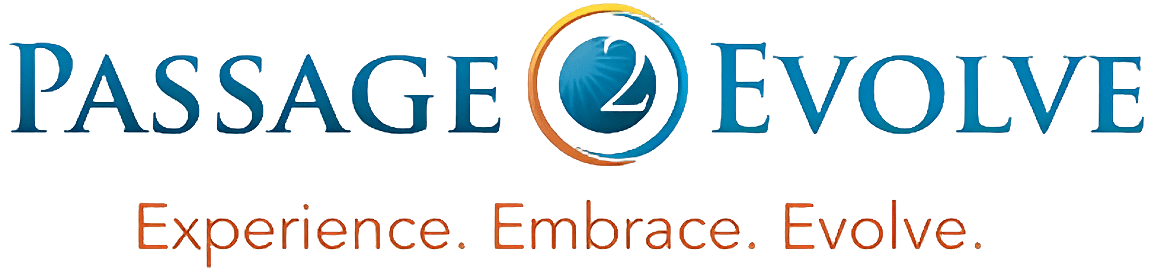 Passage 2 Evolve logo with tagline